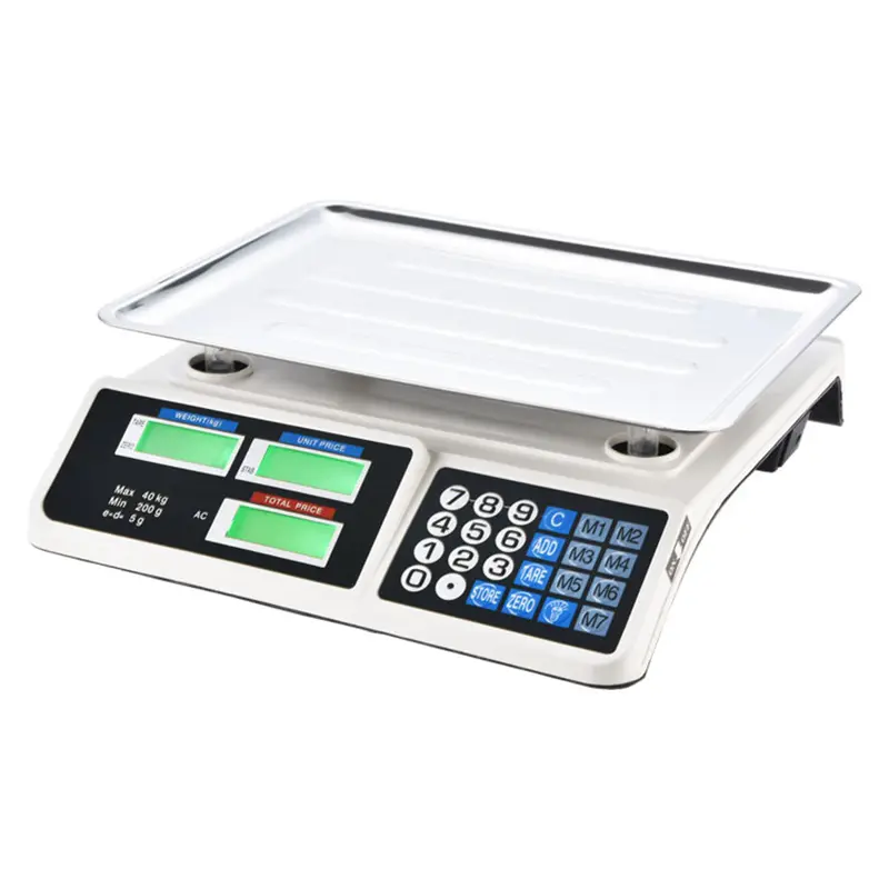 SCALE ACS-809 | Digital Weighing Scale 40kg LCD 4V Battery