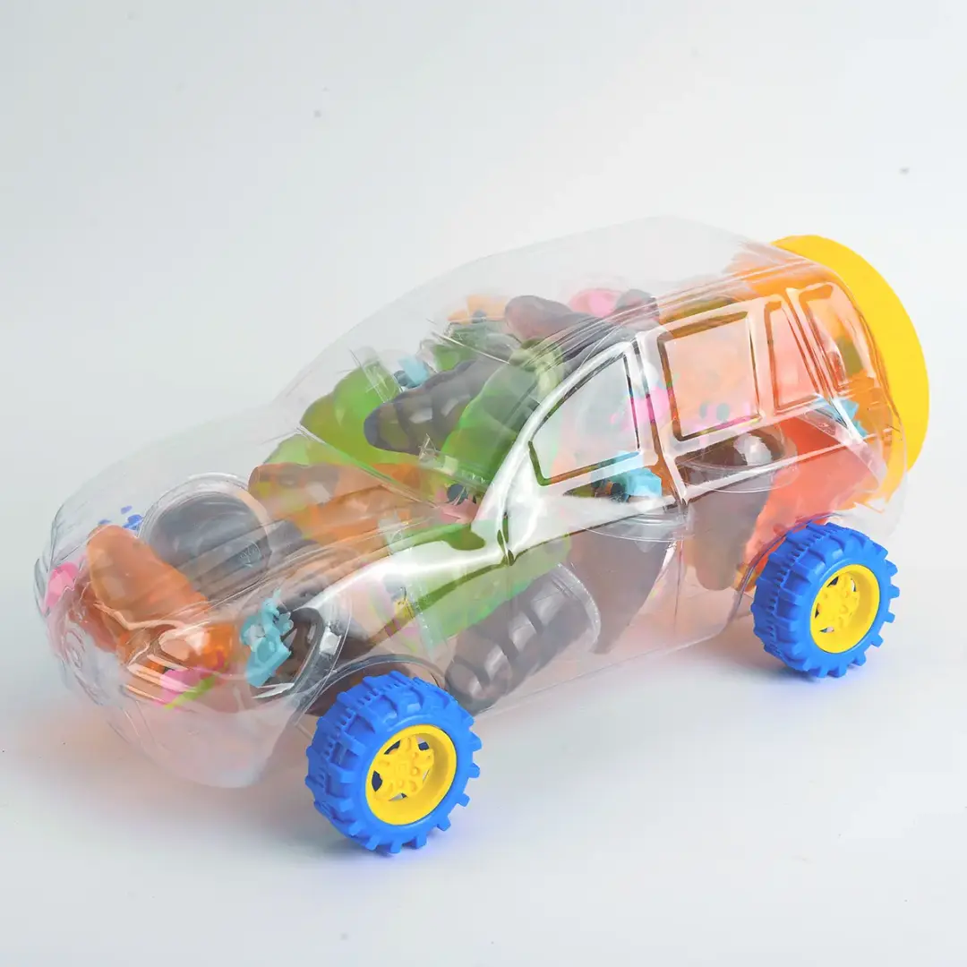 Plastic | Toy car with sticker