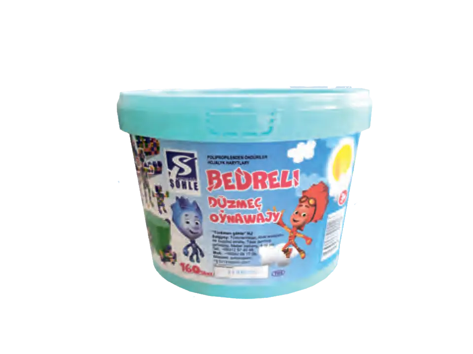 160 pcs | Bucket Building Blocks Set