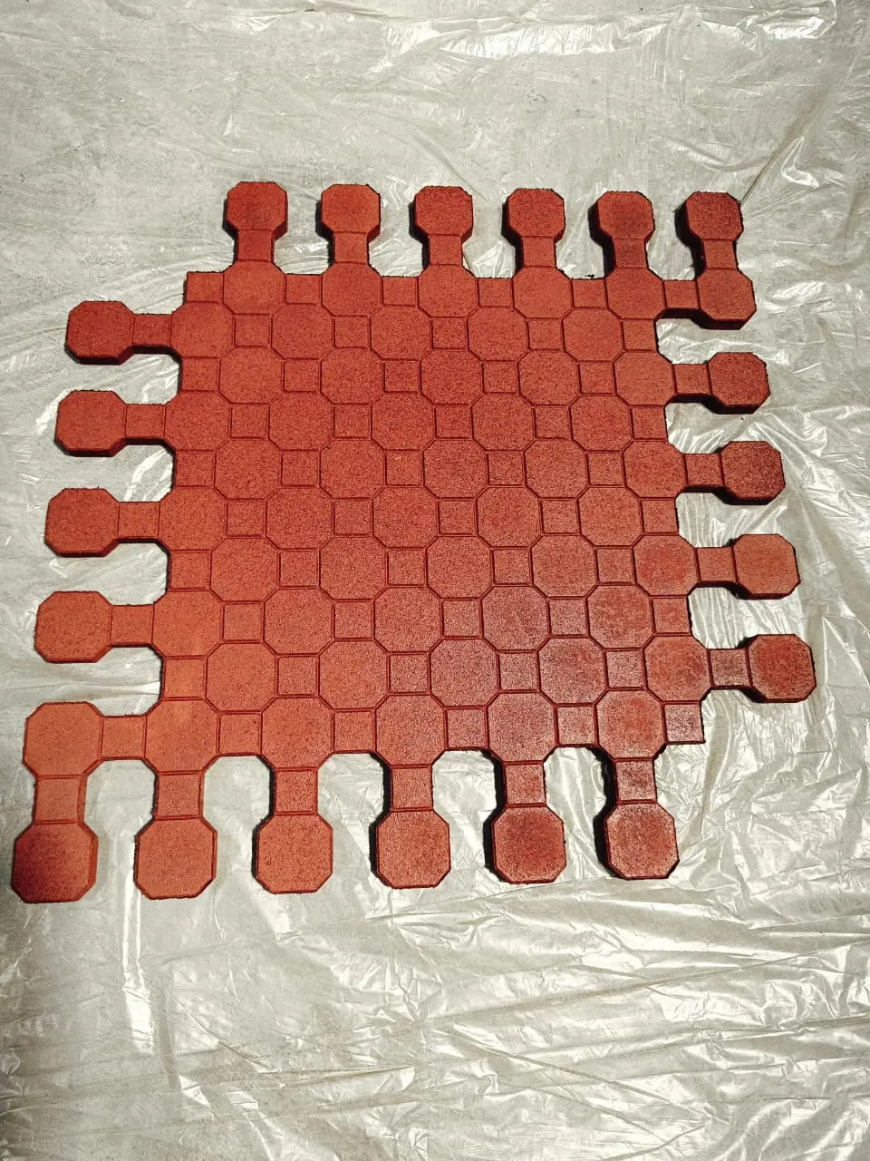 Galkynysh plastik | Резиновая плитка 0,80×0,80 м