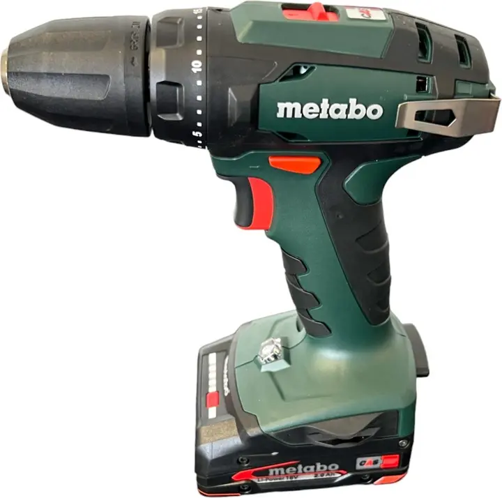 Аккумуляторная дрель -шуруповерт METABO, 18В, 48Нм, 13мм патрон, "Metabo"