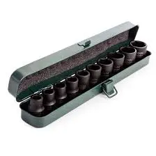 METABO 1/2" Impact-Proof Socket Wrench Set, Model 628831000