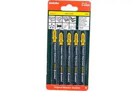 METABO 5-Piece Classic Wood Jigsaw Blades 74mm T111C (Model: 623632000)