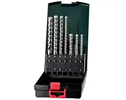 Набор буров SDS-plus P4P Metabo, 7 шт. для бетона и кирпича