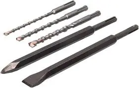 METABO SDS-plus SP-5-p 5-Piece Chisel Set, Model 630465000