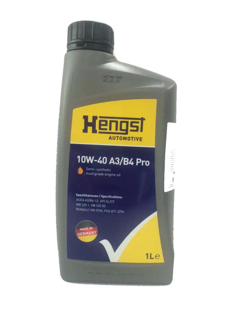 Моторное масло HENGST A3/B4 Pro 10W-40 1л