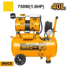Ingco ACS175406 Silent Oil-Free Compressor 40l/min 8BAR 750W