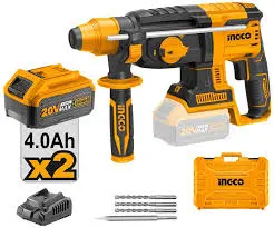 Ingco 26mm 20V 4.0Ah litiý-ion perforator (2 akkumulýator) – CRHLI202287