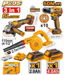Беспроводной комплект Ingco COSLI241291, 3 шт.