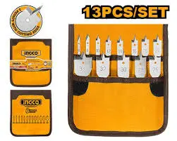 Ingco 13-Piece Flat Drill Bit Set AKD41301