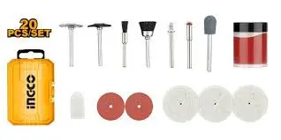 Ingco Mini Drill Accessories Set 20 pcs Model AKMG6020