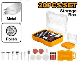 Ingco Mini Drill Accessories Set 20 pcs Model AKMG6020