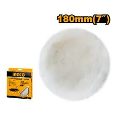 Ingco Шапочка из шерсти для полировки 180мм APB0111801