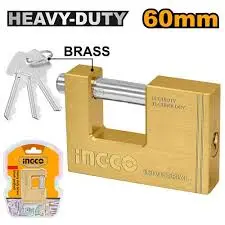 Ingco Brass Padlock 60mm DBBPL0602