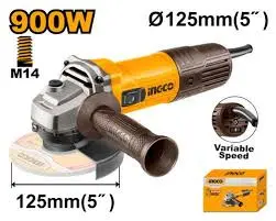 Угловая шлифовальная машина Ingco AG900285 125мм 900Вт
