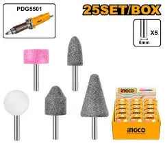 Ingco 5-Piece Grinder Accessories Set, Model AKB0502, For Business Use