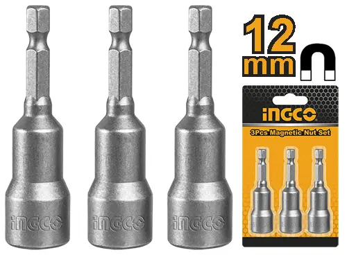 Магнитный набор Ingco 12мм (3 шт.) AMN1231