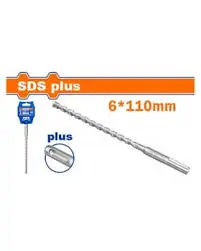 Бур по бетону Ingco SDS Plus 6x110мм для профессионалов
