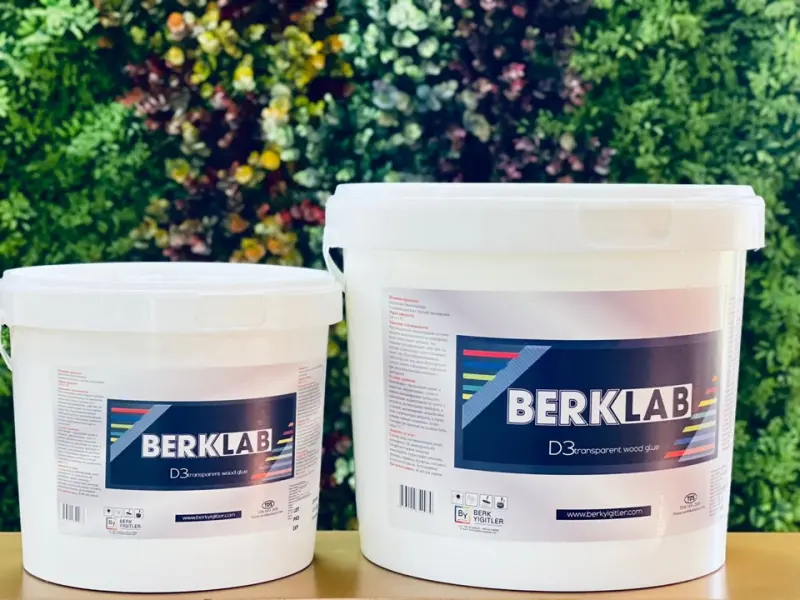 Клей ПВА по древесине D3 BERKLAB, 10 кг — промышленный клей для деревообработки