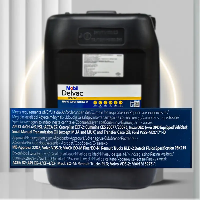 Mobil Delvac MX Super Defense 15W-40 - 20 л