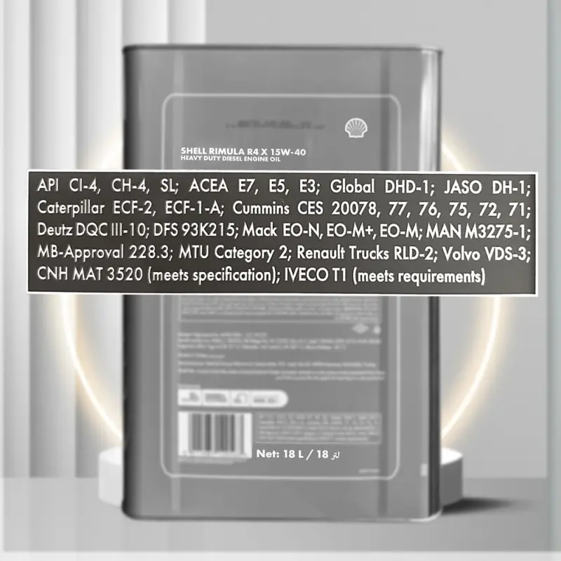 Shell Rimula R4X 15W40 18л