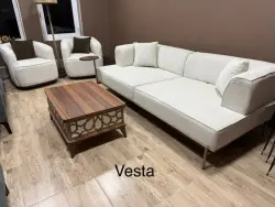 ZEL VESTA | Комплект мягкой мебели (Диван + 2 кресла) Турция