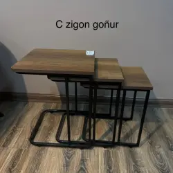 Zigone Brown | Kofe Stoly Berk Agaç, Aşgabatda