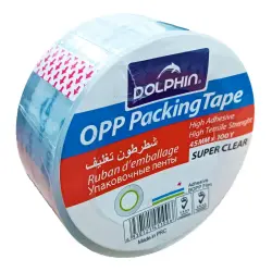 Dolphin BK-00099857 | Широкий прозрачный скотч 45мм x 100Y