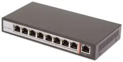 PSE 908EX | 8-портовый PoE коммутатор 96 Вт 10/100 Мбит/с + 1 uplink