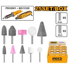 Ingco Grinder Accessories Set 10 pcs, Model AKB1001