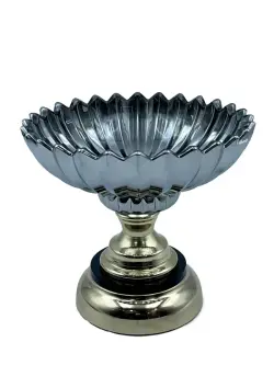 GL GL-6 | Candy Vase Gray Glass