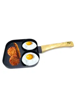 SK-3 SK-3 | Square Breakfast Frying Pan Durable Metal Construction