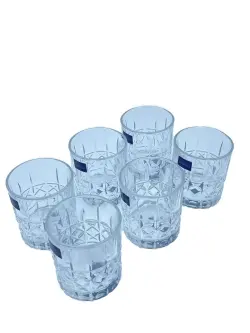 DM DM331-5W | Набор низких стаканов 6 шт. ромбовидный узор
