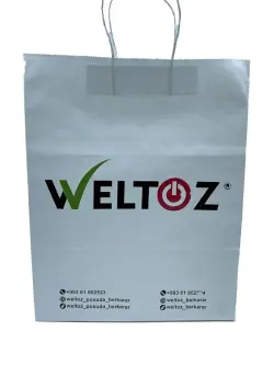 WELTOZ WZ-3244 | Бумажный подарочный пакет 32x44x10 см