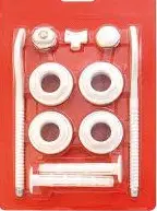 Radiator Fittings Ø15 with Mounting, Complete Kit for Business Installation