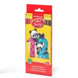 ErichKrause BK-00043503 | Цветные карандаши 12 цветов пластиковые шестигранные