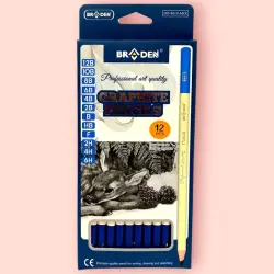 Braden BD-8019-MIX | Grafit galam toplumy 12 sany