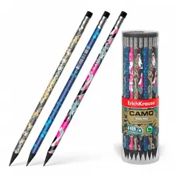 ErichKrause BK-00095487 | Graphite Pencil HB Triangular with Eraser