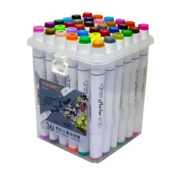 BK BK-00050126 | Sketch Marker Set 36 Colors Dual-Tip