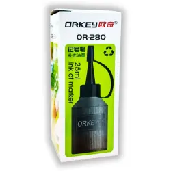 Orkey OR-280 | Черные чернила для перманентного маркера 25 мл
