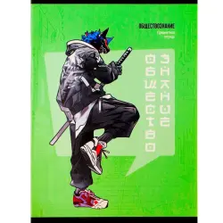 Prof-Press BK-00099564 | Предметная тетрадь Обществознание 48 листов МАНГА