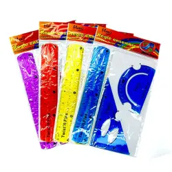 Flexy BK-00071284 | Ruler Set 20 cm Flexible Plastic