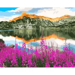 YS YS46404 | Paint by Numbers Kit 40x50 cm Mountain Lake