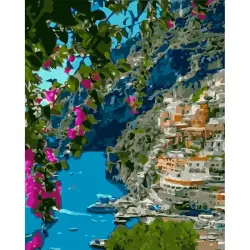 YS BK-00100731 | Paint by Numbers Kit 40x50 cm Provence Salerno