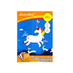 QD QD-21004 | Картон с блестками 10 цветов 10 листов