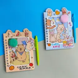 Capybara BK-00101707 | Notebook + Pen Set Durable Cover