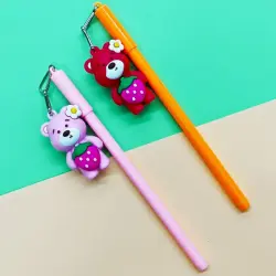 Prikolnaya BK-00098647 | Ballpoint Pen Bear with Strawberry Design