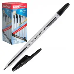 ErichKrause R-301 BK-00093962 | Ballpoint Pen 1.0 mm Ergonomic Grip Black
