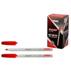 Piano PT-1159 | Red Ballpoint Pen Smooth Writing
