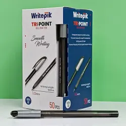 Writepik BK-00098159 | Шариковая ручка черная 1.0 мм TRI-POINT